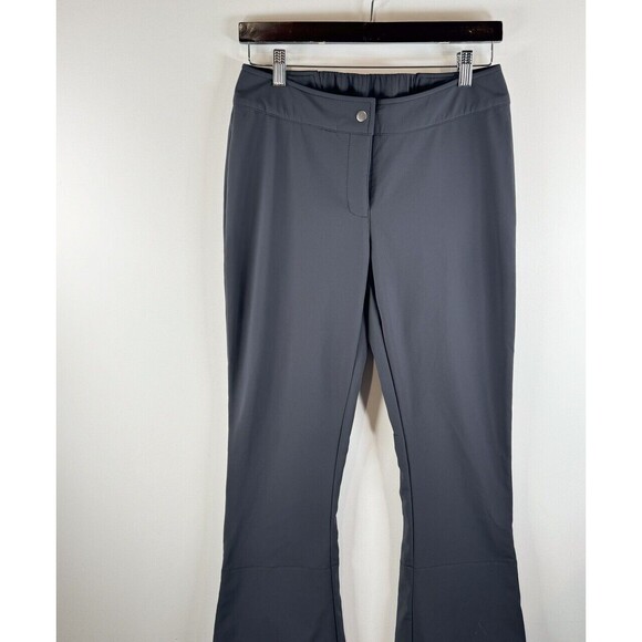 Obermeyer Womens Pants Gray Flared Ankle Zip Ski Snowboard Winter Outdoor Size 8 - Picture 4 of 11